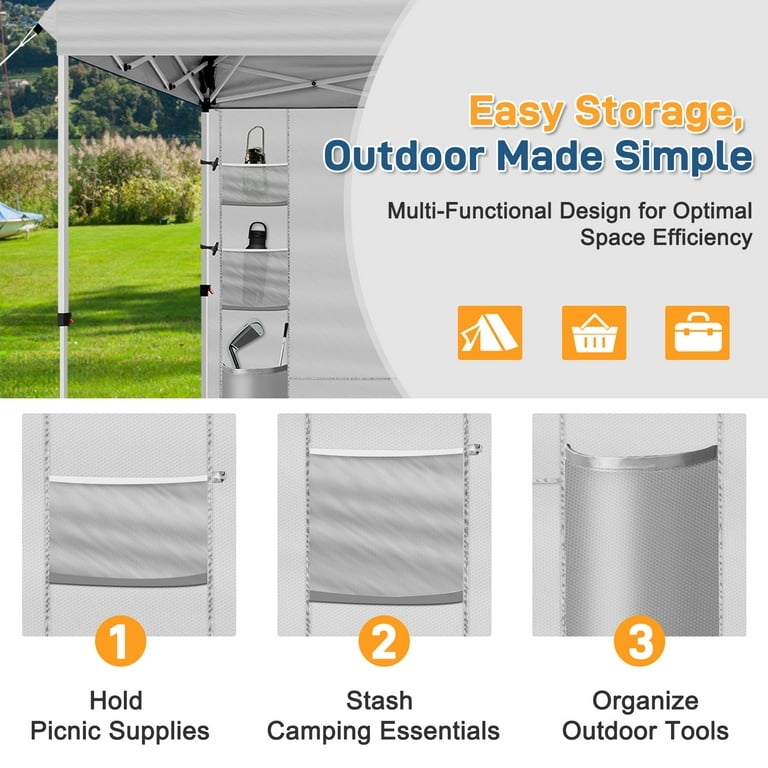 Ktaxon 10ft x 10ft EZ Pop up Anti UV Patio Tent, Easy Setup