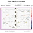 thumbnail image 3 of JUOJUOMHQ 2026-2027 Monthly Planner Medium Size 5.7" x 8.3" Agenda Calendar, 3 of 17