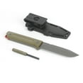 Swiss Tech 8.75" Full Tang Fixed Blade Knife with Sheath and Rod, 4.5