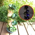 thumbnail image 3 of Estatua De Ranas De Luces Solares Con Figura De Rana Ligera Para Decoración De Césped Al Aire Libre CUTICAT Luz al aire libre, 3 of 7