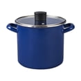 thumbnail image 1 of Olla Alta para Caldos 18 cm Peltre con Tapa Azul Cinsa 321261, 1 of 3