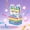 B, variant on Easter Gift Boxes 10 Pack, Creative Folding Bunny Cake/shaped Boxes for Easter Eggs, Birthday Party Packaging , Easter Baskets and Gifts A