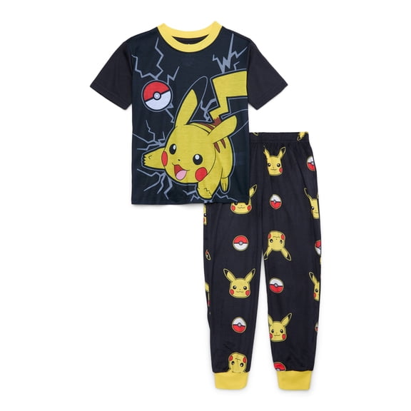 Pokemon Boys Pajama Set, 2-Piece, Sizes 4-16