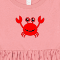 thumbnail image 4 of Inktastic Cute Red Crab Girls Baby Dress, 4 of 5