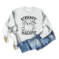 thumbnail image 3 of WEAIXIMIUNG Sweatshirts Courts pour Femmes Manches Courtes Automne Hiver Décontracté Confortable Lettre Col Rond Mode Manches Longues, 3 of 3