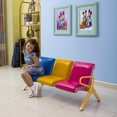 thumbnail image 6 of Walsport Kid's Chair 3 Seat Bench Cushion Toddler Colorful Upholstery Chair for Nursery Hallway Kindergarten, 6 of 13