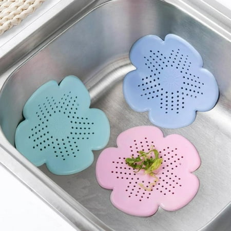 

Shangqer Cherry Blossoms Home Living Floor Drain Hair Stopper Bath Catcher Sink Strainer