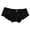 Black, variant on Women’s Sexy Low-Rise Denim Shorts, Frayed Hem Form-Fitting Hot Pants for Nightclub & Pole Dance, Blue, S/M/L/XL/XXL