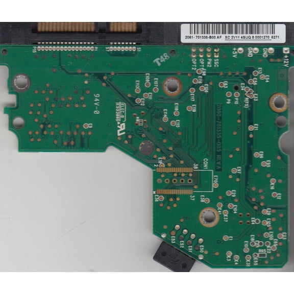 WD1600JS-40NGB2, 2061-701335-B00 AF, WD SATA 3.5 PCB