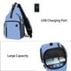 thumbnail image 2 of Mochila bandolera MOSISO, bandolera, de viaje, azul, 2 of 7
