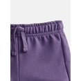 thumbnail image 2 of Wonder Nation Toddler Girls Dolphin Hem Solid Shorts, Sizes 18M-5T, 2 of 3