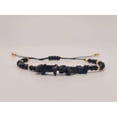 thumbnail image 3 of Trendy Black Obsidian Healing Bracelet Chip Bracelet Handmade Adjustable, 3 of 6