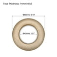 thumbnail image 2 of Unique Bargains 1-9/16'(40mm) Inner Dia. Plastic Curtain Grommets, Gold Tone, 48Pack, 2 of 5