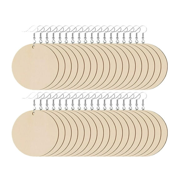 1 Set of Wooden Earrings DIY Wood Earring Earring Blanks Wood Earrings Blank Earrings