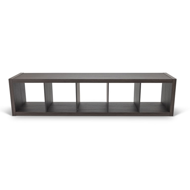 Better Homes & Gardens 5 Cube Vertical Storage Organizer, Tobacco