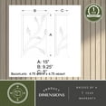 thumbnail image 4 of Vaxcel Vine 2 Light Black Rustic Flush Wall Sconce Amber Glass, 4 of 5