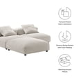 thumbnail image 3 of Solace3-Piece Modular Upholstered Fabric Sectional Sofa in Salt, 3 of 10