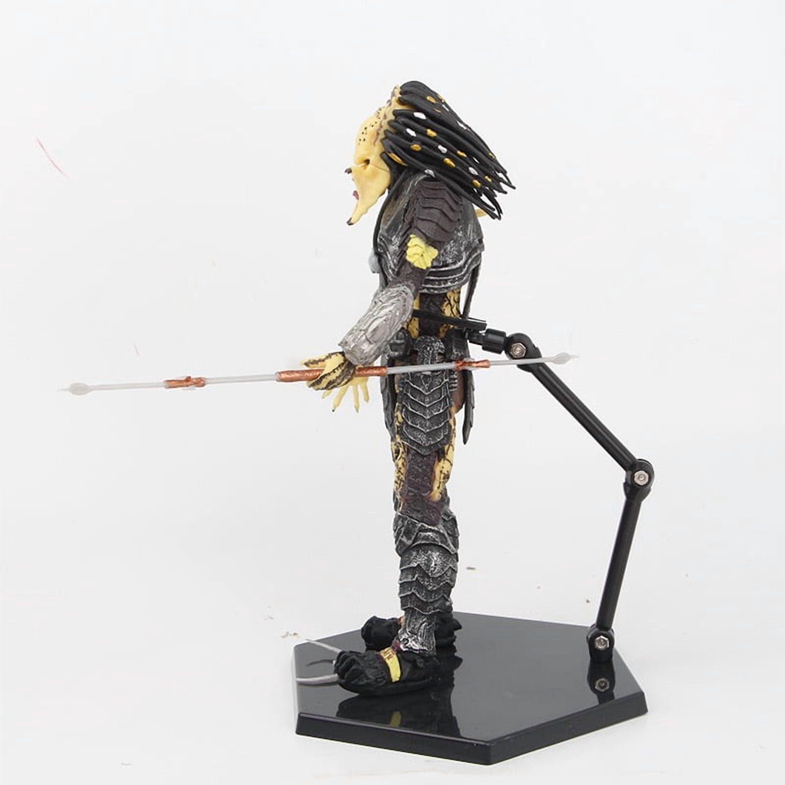 New Scar Predator, Predator Figure, Standing Fighting Action Figure 21cm/8.3inch Anime Model Game Character Statue Collection Decoration Gift (a)