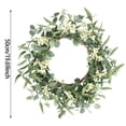 thumbnail image 3 of BotaniNest Berry And Wreath For Front Door Year Round Faux Greenery With, 3 of 6