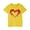 Yellow I, variant on Jamicy Oversized Tshirts for Girls 2025 New Summer Wear Spring Romance Shirt for Girls Heart Graphic Tee Great Love Casual Short Sleeve Top for Brunch Dates