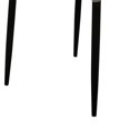 thumbnail image 4 of Diamond Tufted Leatherette Dining Chair with  Metal Legs, White, Set  of Four- Saltoro Sherpi, 4 of 5