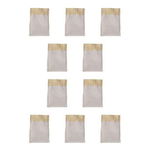 Ounissouiy Bolsa de dulces de boda de 10 piezas, bolsas de recuerdo de fiesta de estilo Vintage, bolsa de embalaje de joyería para ceremonia de Almacenamiento y organización del hogar