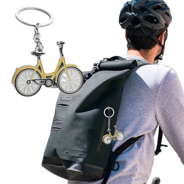 Xihbxyly Llavero de Metal, Exquisito Colgante de Aleación para Billetera, Elegante Accesorio para Equipaje, Llavero Duradero para Bicicleta, Accesorio Portátil para Mochila Escolar, Multiusos, Tamaño