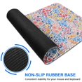 thumbnail image 6 of Long Mouse Pads for Desk,Pink Pioneer Flower Pattern Desk Mats on Top Of Desks, Desk Mouse Pad Extra Large with 3mm Non-Slip Base and Stitched Edge for Gaming,Office,Work,Home 47.3"x23.6", 6 of 6