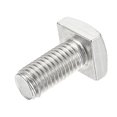 thumbnail image 1 of Cuadrada Cabeza Perno, M12x20mm Completamente Roscado 304 Inoxidable Acero Grado C Cuadrada Máquina Tornillo, 1 of 5
