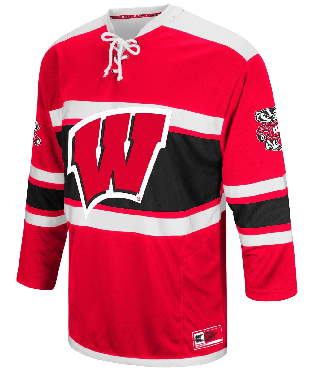 Wisconsin Badgers NCAA "Open Netter" Men's Hockey Sweater Jersey
