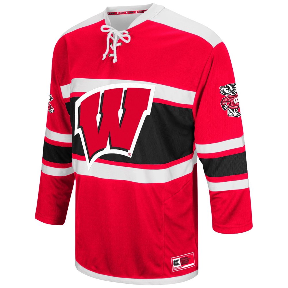 Wisconsin Badgers NCAA "Open Netter" Men's Hockey Sweater Jersey