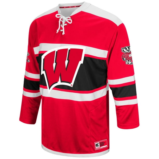 Wisconsin Badgers NCAA "Open Netter" Men's Hockey Sweater Jersey