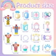 thumbnail image 2 of KABOER 16PCS Baby Rattles 0-6 Months, Baby Wrist Rattles & Foot Finders Sock, Newborn Hand and Foot Rattles/Teething Toy, Educational Development Infant Toys, Baby Toy Socks and Baby Wrist Rattles, 2 of 7