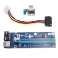 thumbnail image 3 of 1 Ensemble PCI-E 1x à 16x Rallonge Double Lumière de Course PCIe Rallonge de Mine, 3 of 6