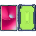 thumbnail image 4 of Soatuto case for T-Mobile Revvl Tab 2 2025 Released 10.1 inch Hybrid Shockproof Protective Case Hard Shell Built in Kickstand Shoulder Strap for Revvl Tab 2 2025 (Navy/Green), 4 of 8