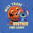 thumbnail image 3 of Lilo & Stitch - Will Trade Brother For Candy - Toddler And Youth Short Sleeve Graphic T-Shirt, 3 of 5