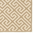 thumbnail image 2 of Linon Silhouette Greek Key Hand Hooked Wool 1'10"x2'10" Rug in Beige, 2 of 2