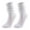 Silver, variant on Ymyiu Pilates Socks with Grips for Women Womens Knee High Tube Socks Casual Athletic Socks Sport Socks (Grey,One Size)