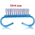 thumbnail image 2 of 12pcs Handle Nail Brush Hand Nail Scrubbing Cleaning Brushes for Cleaning Nails, Assorted Color, 2 of 5