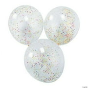 Fun Express 11" White Rainbow Cinco de Mayo Balloons, 12 Count