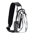 thumbnail image 2 of Bolsa transparente Yinane de PVC para el pecho Mochila transparente portátil para estadio, 2 of 8