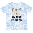thumbnail image 3 of Inktastic My Aunt Loves Me Niece Cat Girls Toddler T-Shirt, 3 of 5