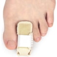thumbnail image 4 of 2 Pairs Toe Splint Toe Straightener for Hammer Toe Corrector for Women Toe Brace Hammertoe Splint Toe Wrap Toe Covers for Women Men Broken Toe Support for Bent Toe Claw Toe Crooked Toe, Blue, 4 of 8