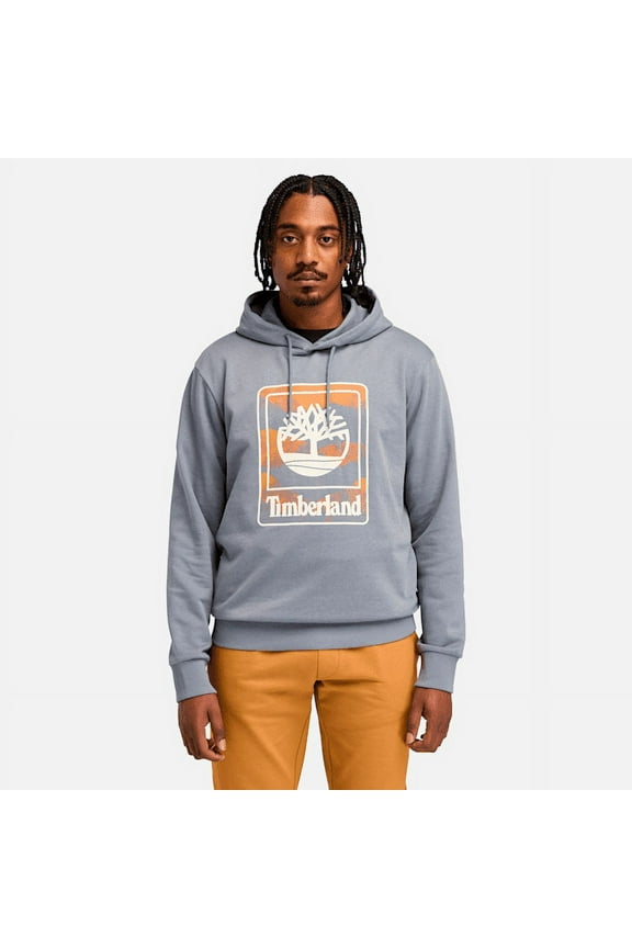 Men's Outdoor Graphic Brushback Hoodie Folkstone Grey Style TB0A6W9T073 Size XXL