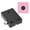 Pink, variant on Yajisi Home Smart Fingerprint Lock Aluminum Alloy Cabinet Electric Small Lock for Cabinet Drawer, Square Shape, Silver