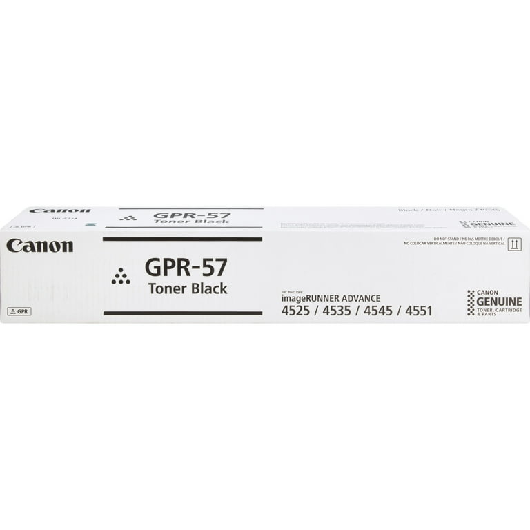 Canon GPR-57 Original Laser Toner Cartridge - Black - 1 Each - 42100 Pages Canon GPR-57 Original Laser Toner Cartridge - Black - 1 Each - 42100 Pages
