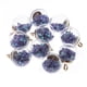thumbnail image 4 of 10 Piezas 16 Mm Pequeñas Estrellas Bolas De Cristal Colgante Ajuste Collar Pendiente Accesorios De Joyería Para El Cabello púrpura Soledad encantos para la fabricación de joyas, 4 of 10