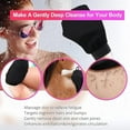 thumbnail image 7 of 2PCS  Exfoliating Glove, Glow Exfoliating Glove,  Silk Exfoliating Mitt,  Exfoliating Mitts for Dead Skin Remove, 7 of 7