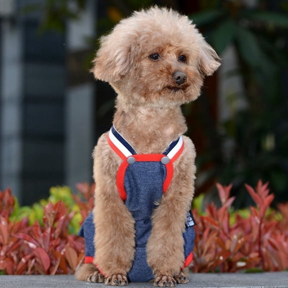 Spring And Summer New Pet Clothes For Cats And Dogs Small Dogs Teddy Overalls Pants Pet Pants Birthday Gift For Pet Dog Cat 7.9" x 6.7"