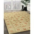 thumbnail image 3 of Ahgly Company Machine Washable Indoor Rectangle Contemporary Bronze Brown Area Rugs, 2' x 4', 3 of 7